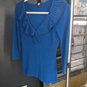 Royal blue Saks Fifth Avenue Sweater Top